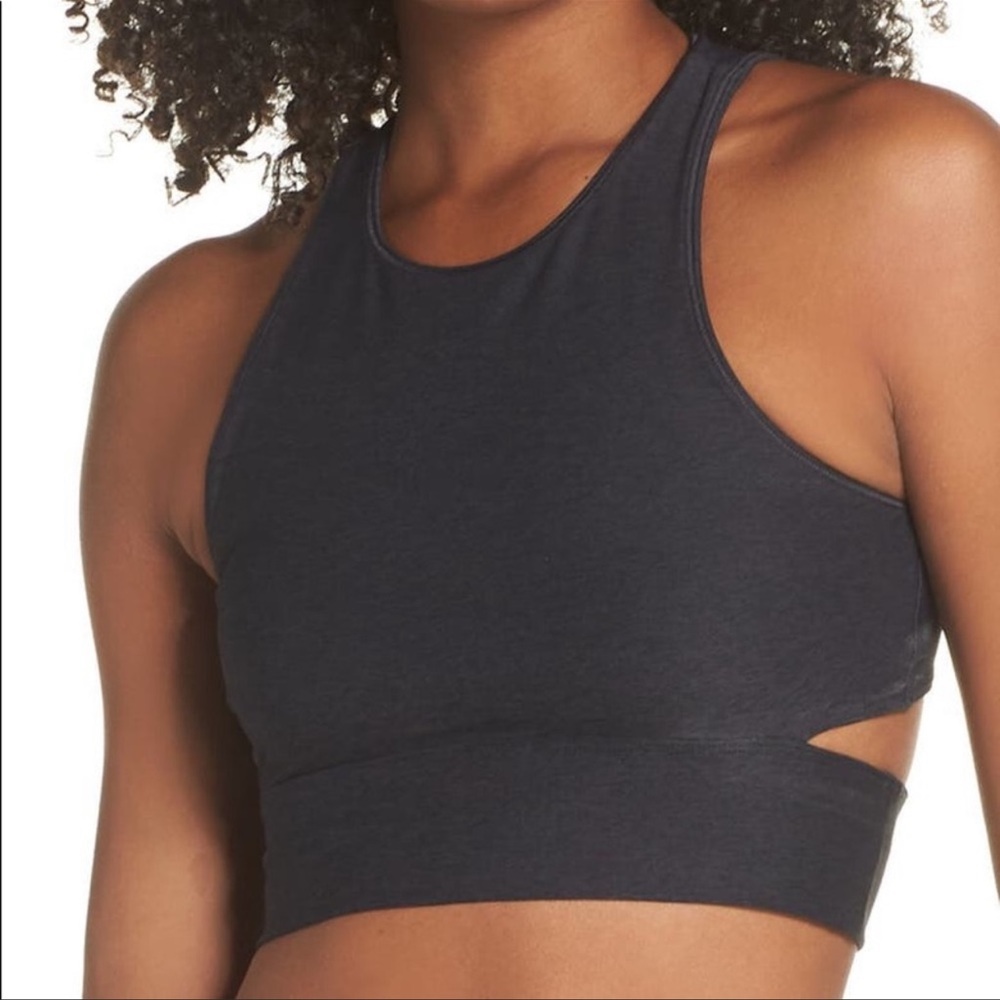 Outdoor Voices Slashback Crop - Charcoal / M